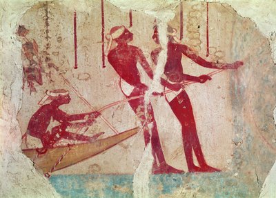 Return from Fishing by Egyptian 18th Dynasty
